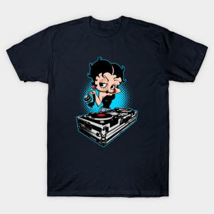 BETTY BOOP TURNTABLES T-Shirt